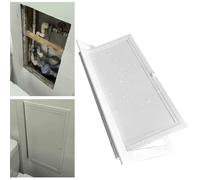 Oracra Access Panel Waterproof Access Panel Door for Drywall, Shower Valve Hole Cover Knob Switch for Plumbing, Rectangle Loft Access Hatch Service Door Plate(50x30cm/19.6x11.8in)