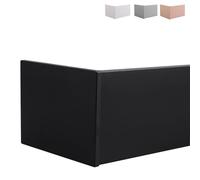 Oracra Curtain Pole Ceiling Curtain Pelmet Box without Track, 5ft 8ft 10ft 12ft 14ft 15ft 16ft 20ft Blackout Window Cornice Valence, Shower Curtain Rail Board, 4 Colours(Black,5.5m/18ft)