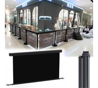 Oracra Custom Crowd Control Poster Barriers, Commercial Printed Stanchions Banner Display, Rollersign Sign Holder Queue Line Divider, Easy Connect(47inx30in)
