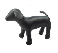 Oracra Standing Dog Mannequin Display for Clothes, Black/White Dog Models Toys Full Body, Cute Doggy Hangers Show, Pet Dress Form Manikin Torso(Black,Large)