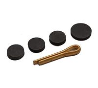 Oracstar Black 15mm 4 Ball Valve Washers and Brass 35mm Split Pin - PPW345