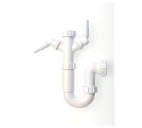 Oracstar Make 40mm x 75mm Washing Machine Trap - Seal 2 Spigot