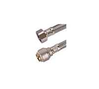 Oracstar Metal Push Fit Flexible Tap Connector - 15mm x 3/4" x 300mm