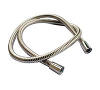 Oracstar Shower Hose Large Bore - Stainless Steel 1.5m x 1/2" x 1/2" 11mm I.D.