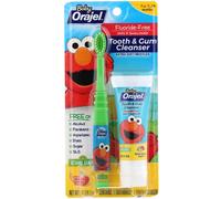Orajel, Elmo Tooth & Gum Cleanser, Fluoride-Free, 3-24 Months, Bright Banana Apple, 1 oz (28.3 g)