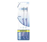 Oral-B 1,2,3 Indicator 35 Toothbrush, Medium, Pack of 2