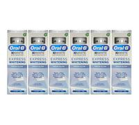 Oral-B 3D White Advanced Express Whitening Fresh Glow Toothpaste 75ml - 6 Pack