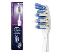 Oral-B Toothbrush Pulsar Medium 3D White (Battery) (2 Pack)