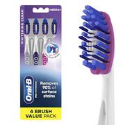 Oral-B Pro-Flex Stain Eraser Manual Toothbrush, Medium, 4 Count