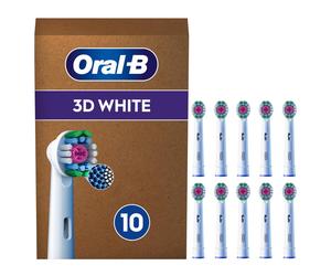 Oral-B 3D White Electric Toothbrush Heads Polishing Cup Whitening 10 Pack Refill