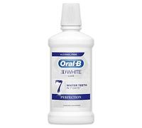 Oral-B 3D White Luxe Perfection Mouthwash, Clean Mint Flavour, 500 ml