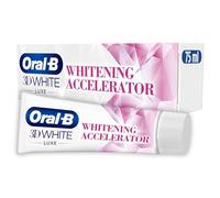 Oral-B 3D White Luxe Whitening Accelerator Toothpaste, 75 ml, Teeth Whitening, Teeth Stain Removal & Enamel Care Treatment
