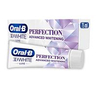 Oral-B 3D White Toothpaste, 75 ml, Luxe Perfection Advanced Whitening, Teeth Whitening & Teeth Stain Removal