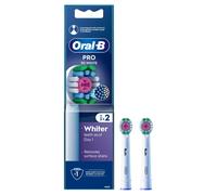 Oral-B Pro 3D White Toothbrush Heads, 2 Counts