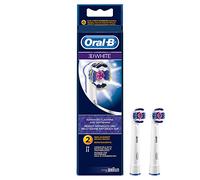 Oral-B 3DWhite Toothbrush Heads Pack of 2 Replacement Refills For Electric Rechargeable Toothbrush