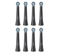 Oral-B 8 x Gentle Care Replacement Brushes, Genuine Black, Softest Brushing, Suitable for Sensitive Gums, Round Brush for Oral B iO Electric Toothbrushes
