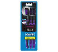 Oral-B Allrounder Black Manual Toothbrush x3