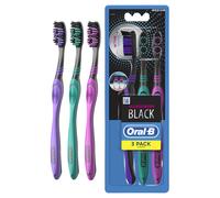 Oral-B Allrounder Black Manual Toothbrush x3