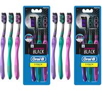 Oral-B Allrounder Black Manual Toothbrush x3 (Pack of 2)