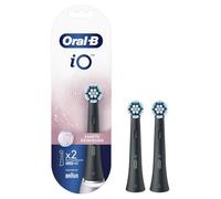 Orab B iO Gentle Care Replacement Brush Heads, 2-Count, Black