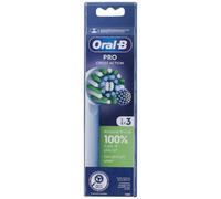 Oral-B Cross Action Electric Toothbrush Heads, Pack of 3 White Replacement Heads, Angled Bristles that Adapt to Each Tooth for deep Cleaning