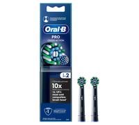 Oral-B Pro Cross Action Black Toothbrush Heads, 2 Counts