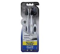 Oral-B Charcoal Sensitive Toothbrush - 3 Pieces (Extra Soft, Buy 2 Get 1)