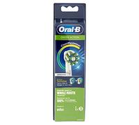 Oral-B Clean Maximiser Cross Action Electric Toothbrush Heads, 3D White, Whitening Action, Pack of 3, White