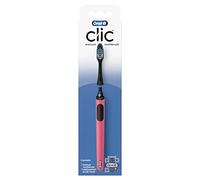 Oral-B Clic Manual Toothbrush, Coral, with Replaceable Brush Head - 1 Count
