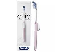 Oral-B Clic Manual Toothbrush, Rose Quartz, with Magnetic Toothbrush Holder - 1 Count
