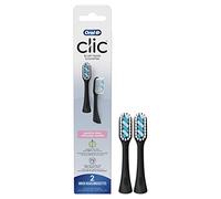 Oral-B Clic Toothbrush Sensitive Clean Replacement Brush Heads, Black, 2 Count