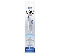 Oral-B Clic Toothbrush Ultimate Clean Replacement Brush Heads White 2 Count