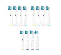 Oral B Compatible Toothbrush Head,Replacement Brush Heads for Most Braun Oral B Electric Toothbrushes of Vitality Pro Smart Genius Series, Precision Clean and Plaque Removal (12 in Pack in White)