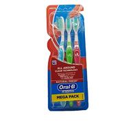 Oral-B Complete All Around Clean Technology Toothbrushes Mega Pack (Medium - 3 Pcs, Assorted Colour)