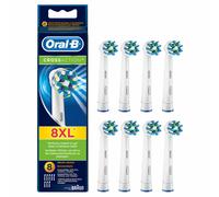 Oral-B CrossAction 80339341 toothbrush head 8 pc(s) Blue, Green, White