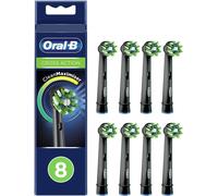 Oral-B Cross Action Black Edition Electric Toothbrush Head Pack of 8