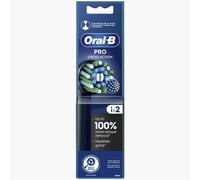 Oral-B Cross Action CleanMaximiser Black Toothbrush Heads Pack Of 2