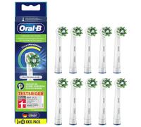 Oral-B Cross Action CleanMaximiser Toothbrush Head Pack Of 10 Replacement Heads