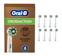 Oral-B CrossAction 80339347 toothbrush head 8 pc(s) Blue, Green, White