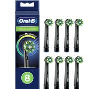 Oral-B Cross Action Replacement Toothbrush Heads 8 Pack BLACK