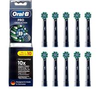 Oral-B Cross Action Replacement Toothbrush Heads for Electric Toothbrush Pack of 10 Black