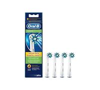 ORAL-B Cross Action Toothbrush Replacement Brush Heads 4 Pack Black BNIB
