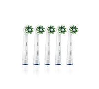 Oral-B CrossAction 5 x CleanMaximiser Toothbrush Heads for Holistic Mouth Cleaning