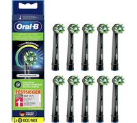 Oral-B CrossAction CleanMaximser Toothbrush Heads Black Pack of 10 - EB50BR-10