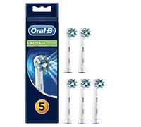 Oral-B CrossAction Electric Toothbrush Replacement Heads Powered by Braun - Pack of 5