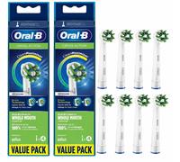 Oral-B CrossAction Replacement Brush Heads with CleanMaximiser Technology, 4 pcs