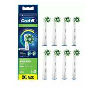 Oral-B CrossAction 80339341 toothbrush head 8 pc(s) Blue, Green, White