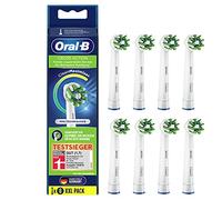 Oral-B CrossAction Toothbrush Heads with CleanMaximiser Bristles for Superior Cleaning Pack of 8