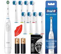 ORAL-B DB5 Pro White Battery Electric Toothbrush + 8 Replacement Tips