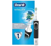 Oral-B Electric Toothbrush with 1 Oral-B Replacement Brush Head, Vitality Flossaction, Black